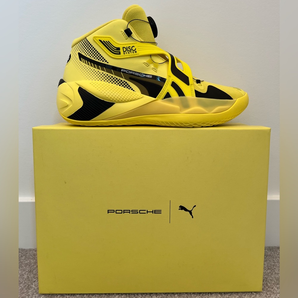 Puma Disc Rebirth Porsche Legacy Celandine Size US 9